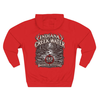 James Luker Indiana Creek Water Backwater Outfitters Hoodie Printify
