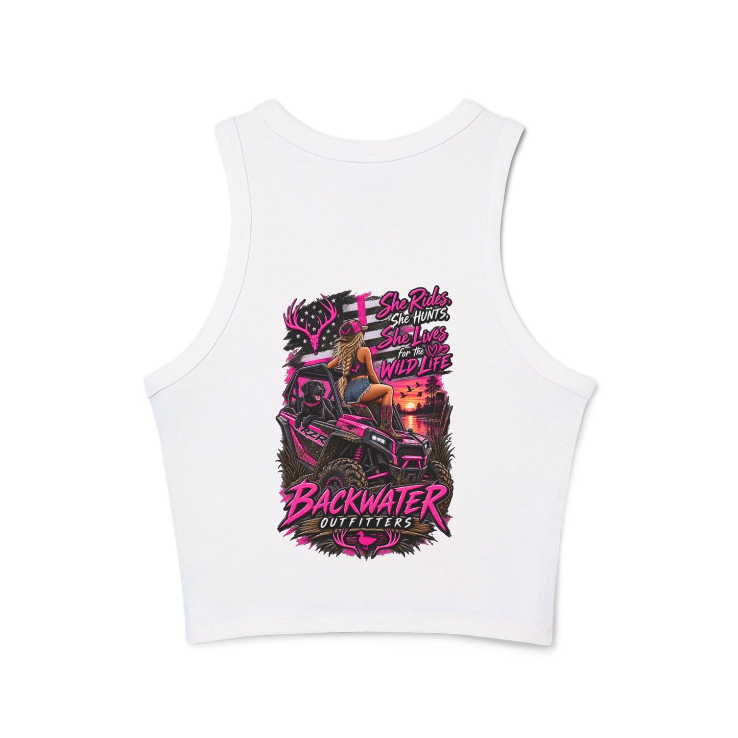 Women's Micro Rib Racer Tank Top