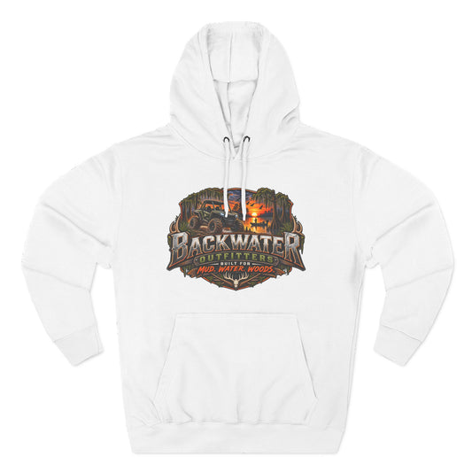 Backwater Outfitters Hoodie — 'Ride It • Hunt It • Fish It' Outdoor Pullover