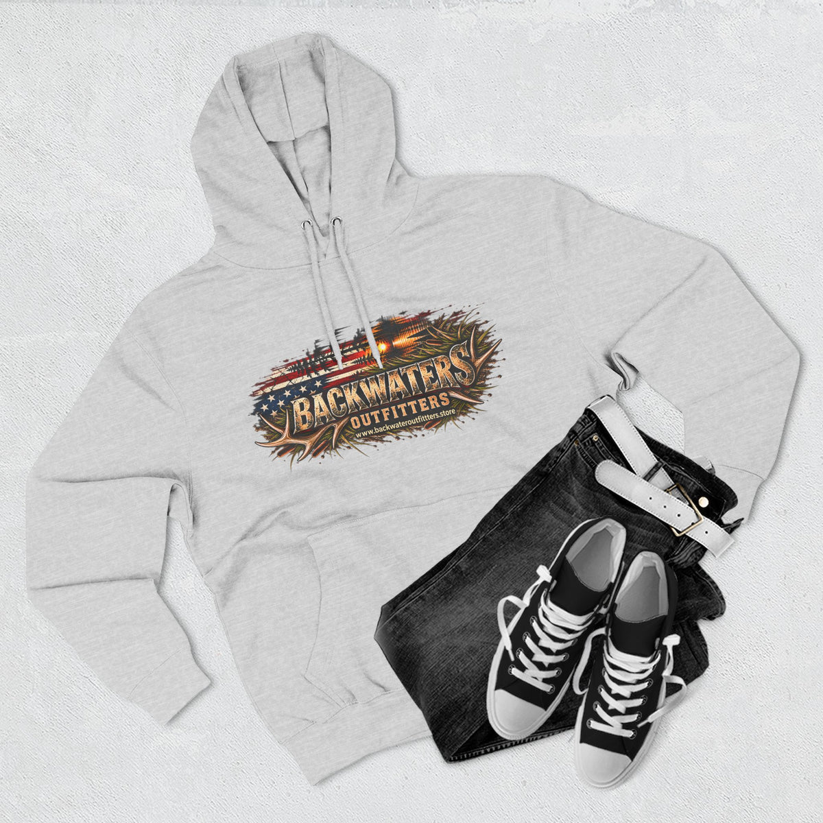 Backwater Outfitters “I Wasn’t Born to Fit In” Outdoor Hoodie