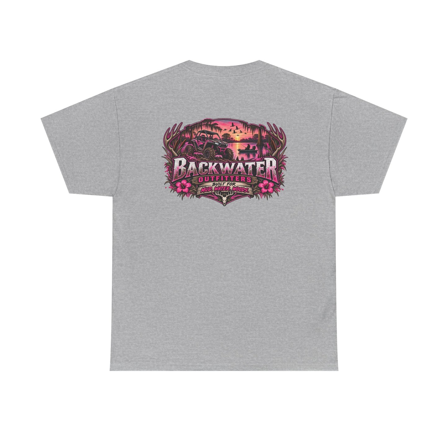 Backwater Sunset Tee — Coastal Fishing & Outdoors Graphic T-Shirt