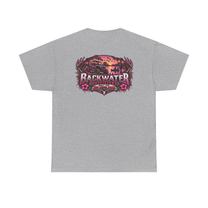 Backwater Sunset Tee — Coastal Fishing & Outdoors Graphic T-Shirt