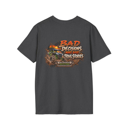 Buggy Off-Road Tee — "Bad Decisions Make Good Trail Stories" ATV/Jeep Adventure T-Shirt Printify