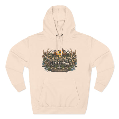 Backwater Outfitters Hoodie — Off‑Road Adventure Fleece Pullover Printify