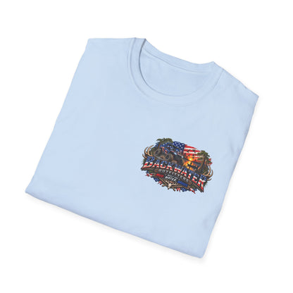 Hooked on Backwater Fishing T-Shirt — Bass Angler Graphic Tee Printify