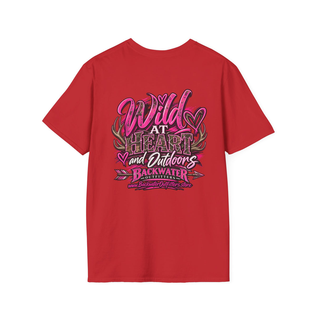 Women Wild at Heart Outdoor Backwater Graphic T-Shirt
