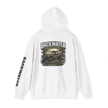 Backwater Outfitters Hoodie — Outdoor Off-Road Graphic Pullover