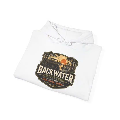 Backwater Outfitters Hoodie – Vintage Off‑Road “Trail Boss” Graphic