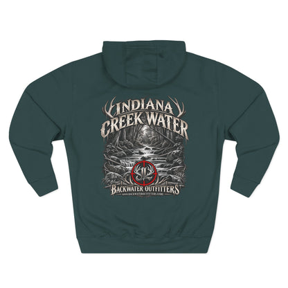 James Luker Indiana Creek Water Backwater Outfitters Hoodie Printify