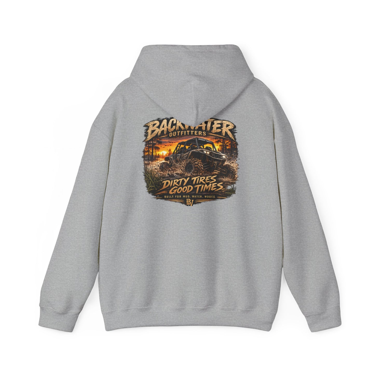 Backwater Outfitters 'Dirty Tires, Good Times' Hoodie