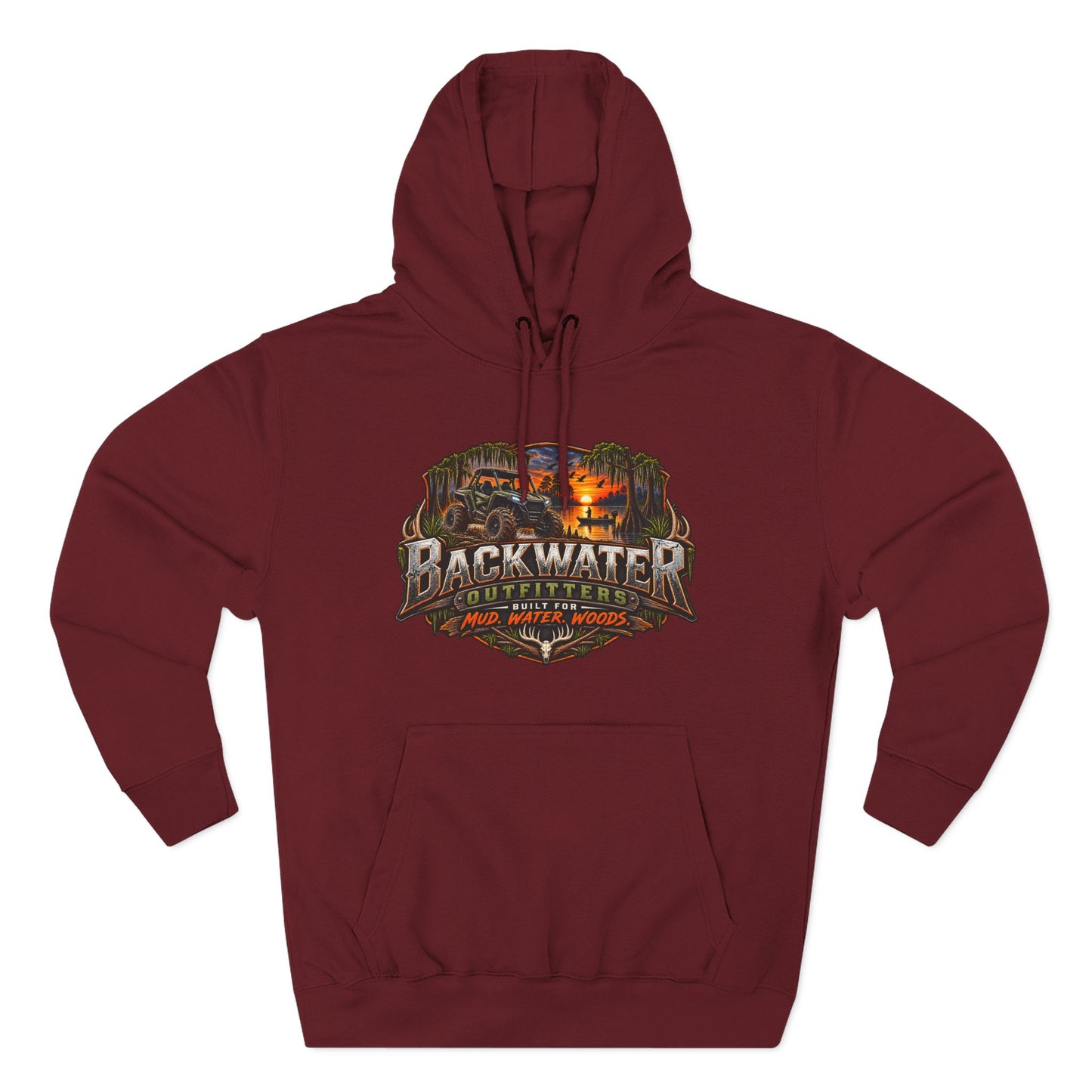 Backwater Outfitters Mud Bogging Hoodie — “If You Can Read This… Send It” Off-Road Pullover