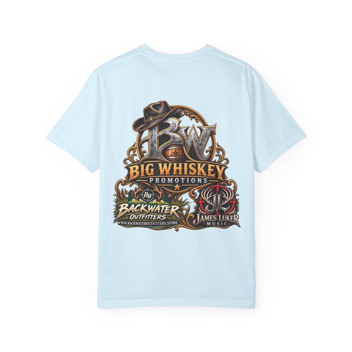 T-Shirt — Big Whiskey Promotions Backwater Outfitters Graphic