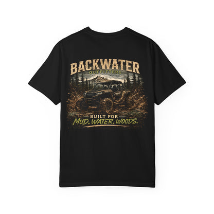 Backwater Offroad T-Shirt — "Built for Mud, Water, Woods" Graphic Tee