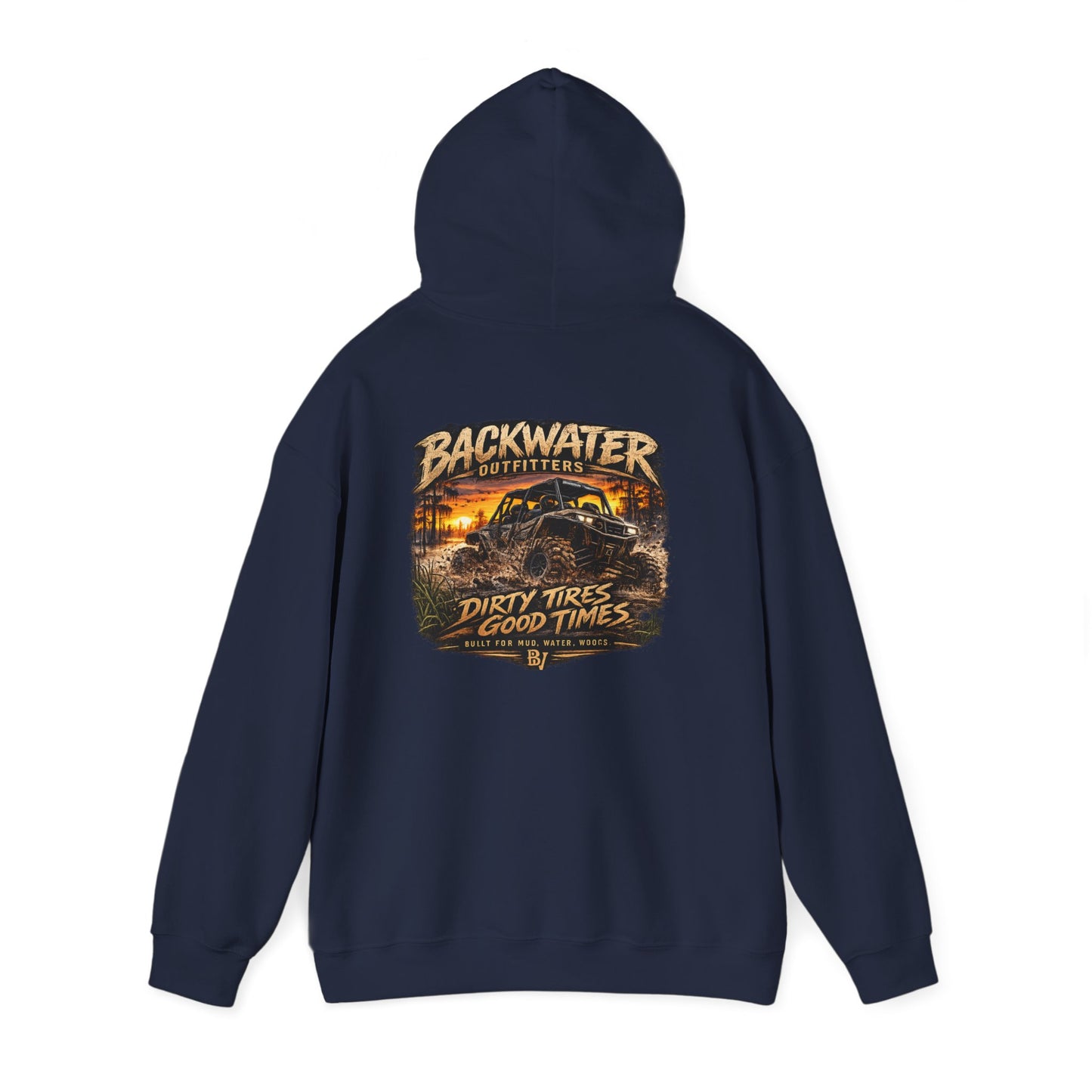 Backwater Outfitters 'Dirty Tires, Good Times' Hoodie