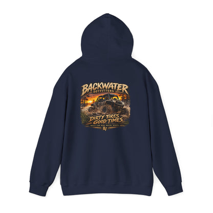 Backwater Outfitters 'Dirty Tires, Good Times' Hoodie