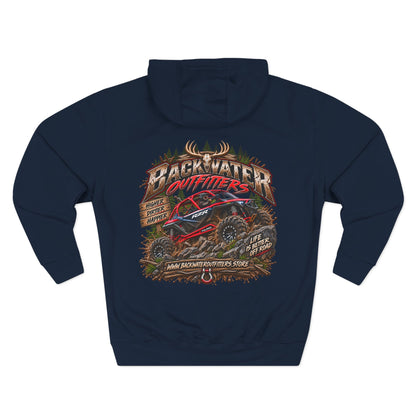Backwater Outfitters Off-Road Hoodie — American Flag & UTV Graphic Printify