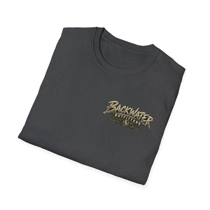 Backwater Outfitters T-Shirt – Sunset Marsh Fishing Tee Printify