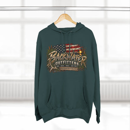 Backwater Outfitters Off-Road Hoodie — American Flag & UTV Graphic Printify