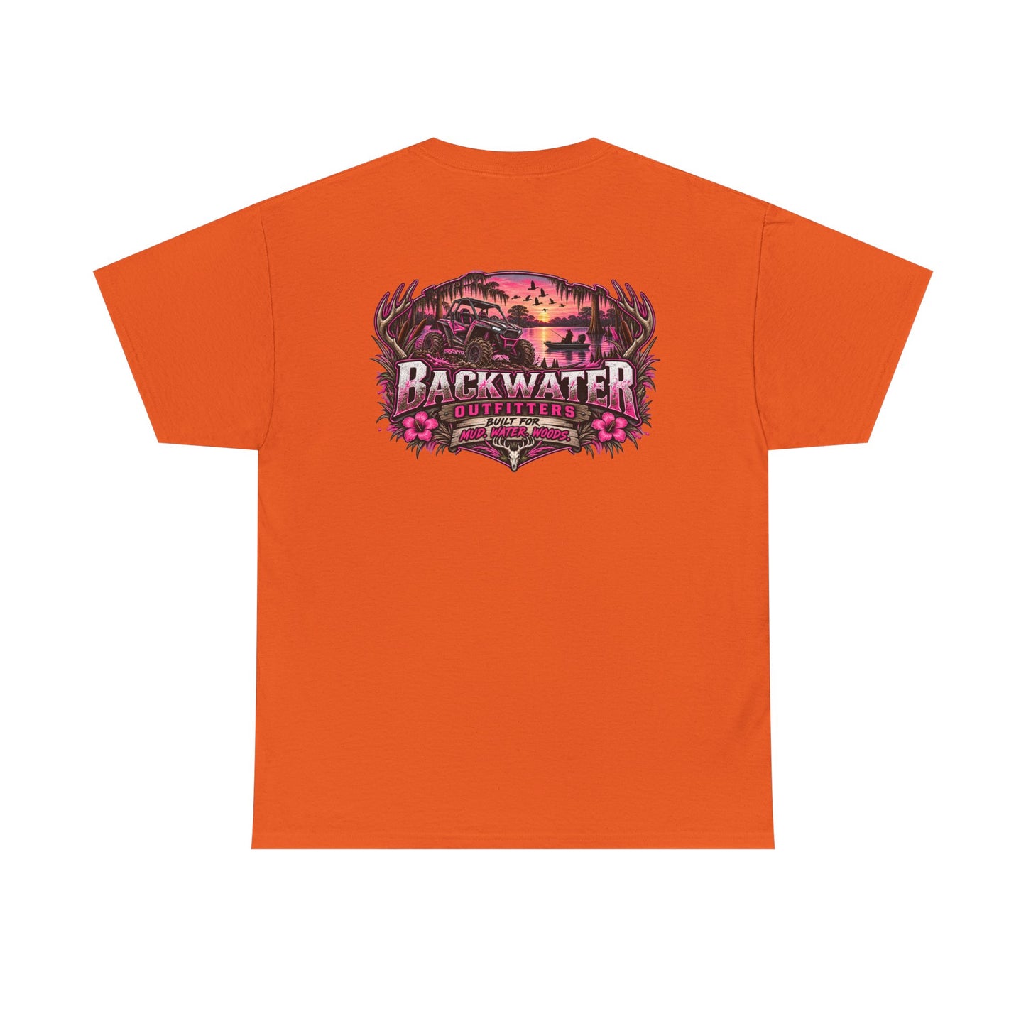 Backwater Sunset Tee — Coastal Fishing & Outdoors Graphic T-Shirt
