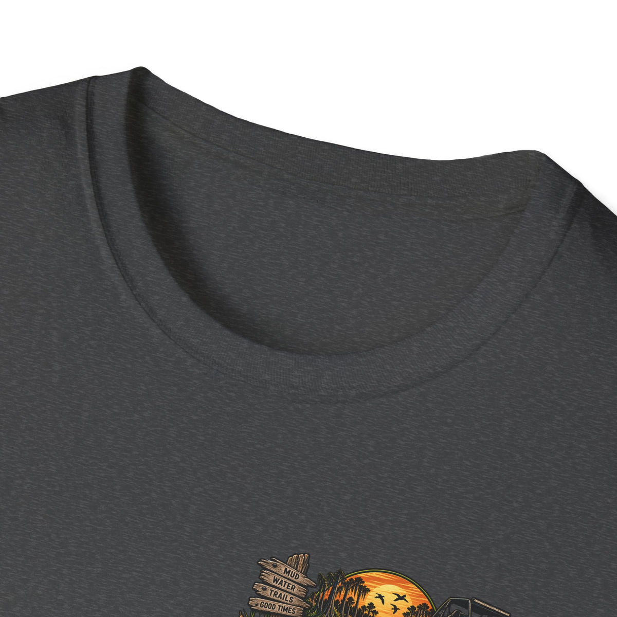 Simply Backwater Outfitters Fishing Tee – Sunset Swamp Outdoor Shirt Printify