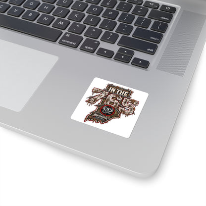 In The 765 Indiana Sticker — Backwater Outfitters Hunting/Outdoor Decal Printify