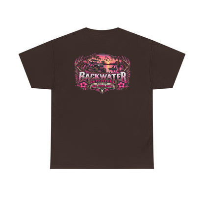 Backwater Sunset Tee — Coastal Fishing & Outdoors Graphic T-Shirt