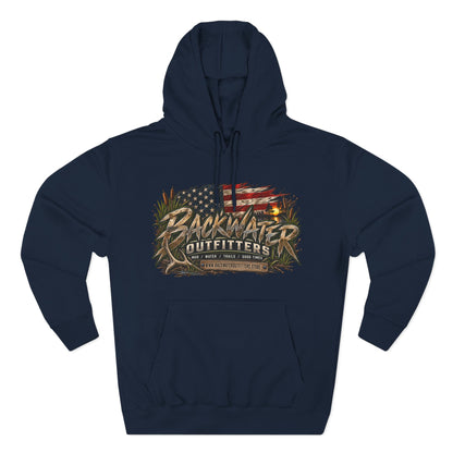Backwater Outfitters Off-Road Hoodie — American Flag & UTV Graphic Printify