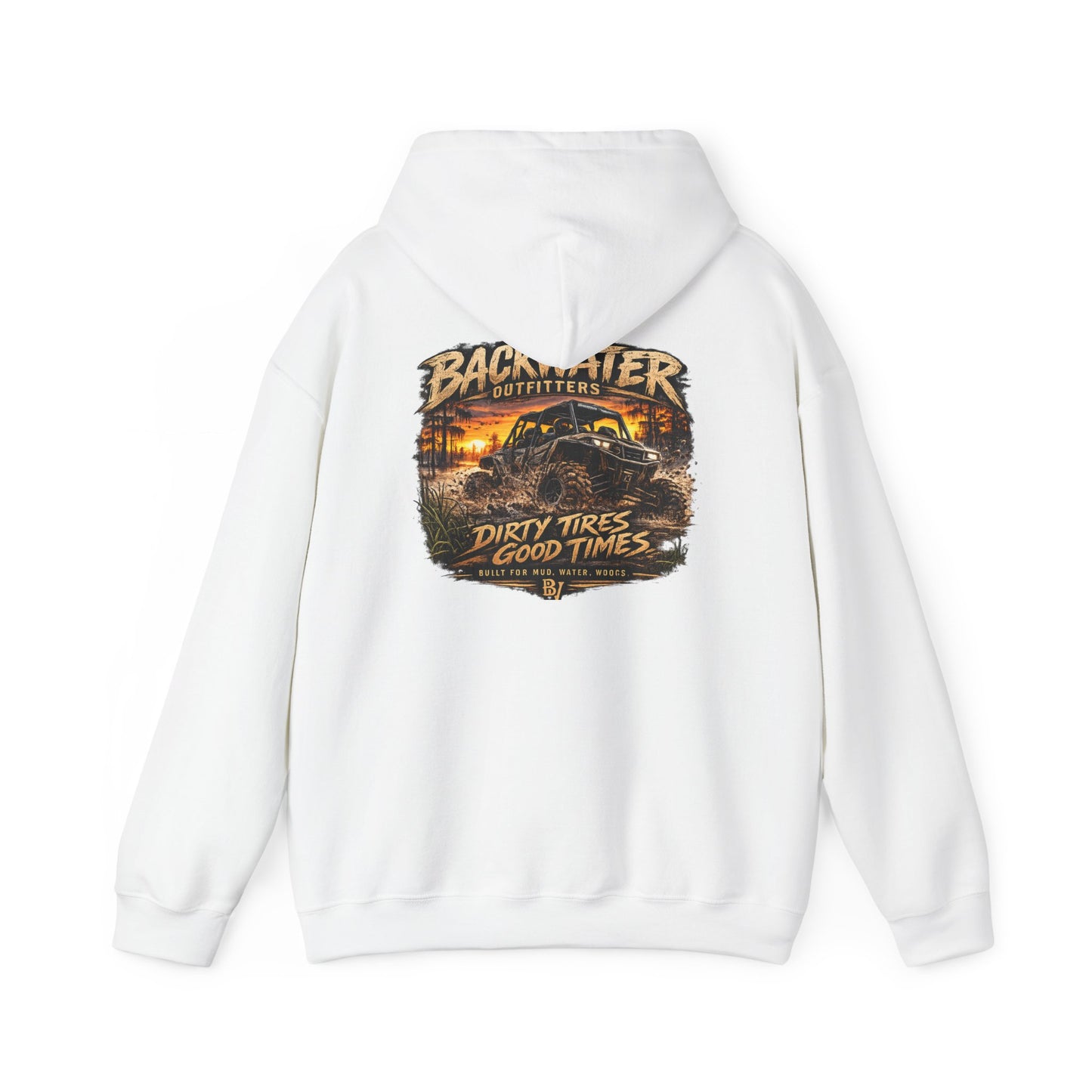 Backwater Outfitters 'Dirty Tires, Good Times' Hoodie