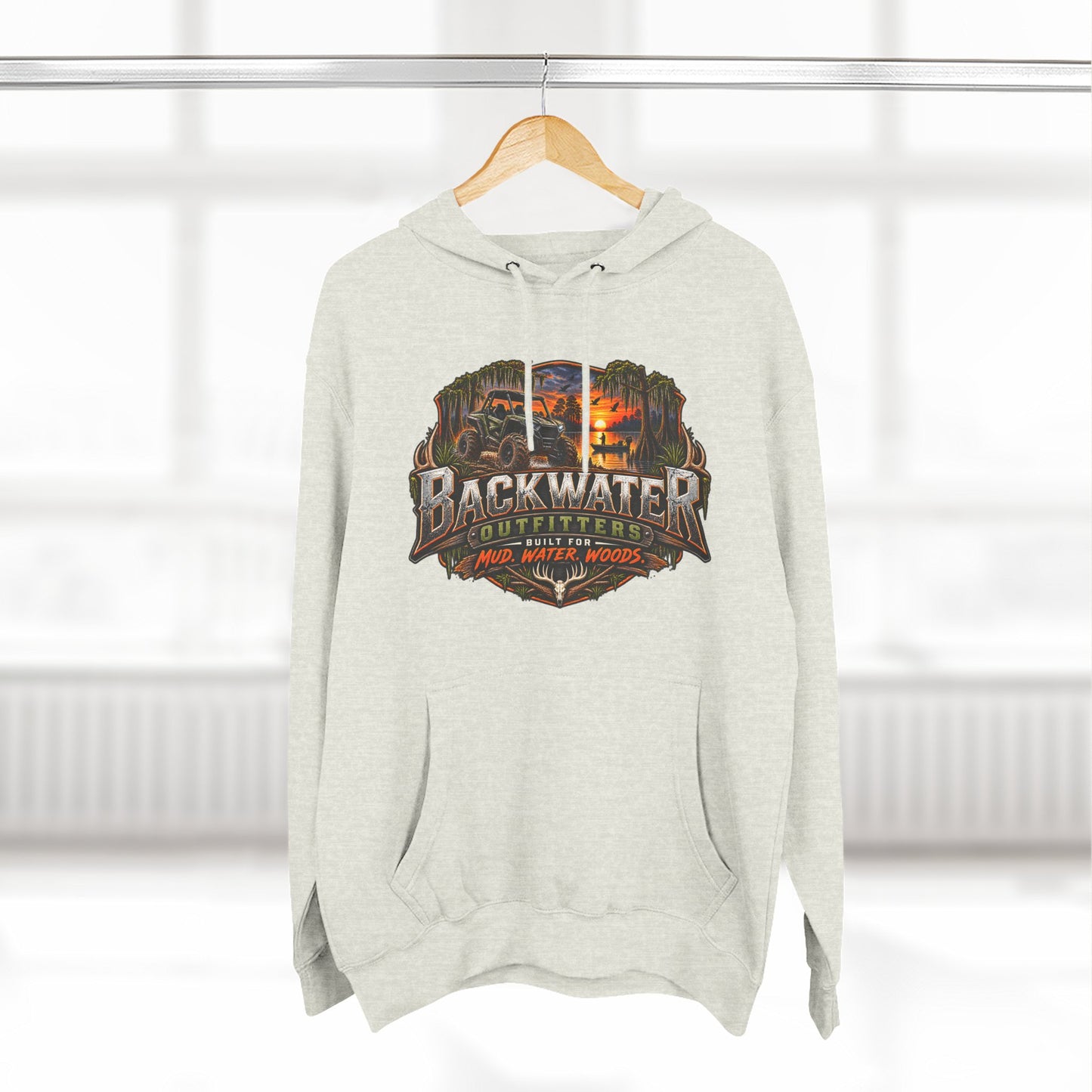 Backwater Outfitters Off-Road Hoodie – "Life's Better in the Backwoods" Graphic