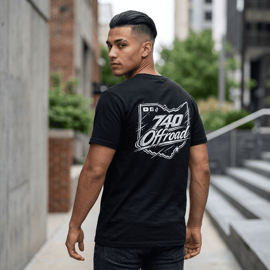 Offroad 740 T-Shirt — Ohio State Outline Dirt Bike Motocross Tee