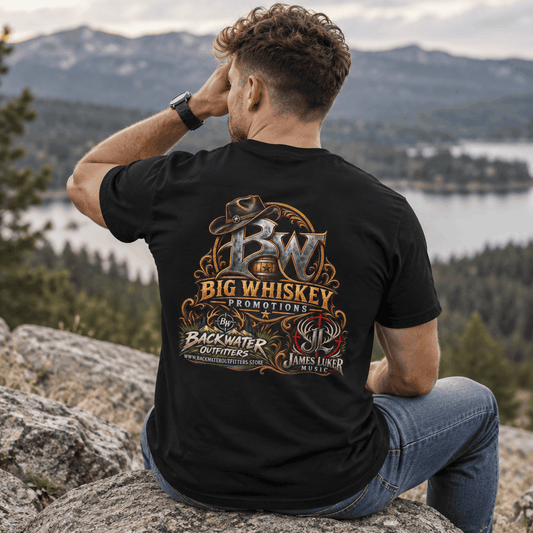 T-Shirt — Big Whiskey Promotions Backwater Outfitters Graphic
