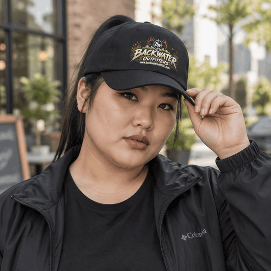 Backwater Outfitters Low Profile Baseball Cap – Fishing & Outdoors Logo Hat