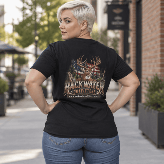 Backwater Outfitters Deer Hunting Graphic T-Shirt