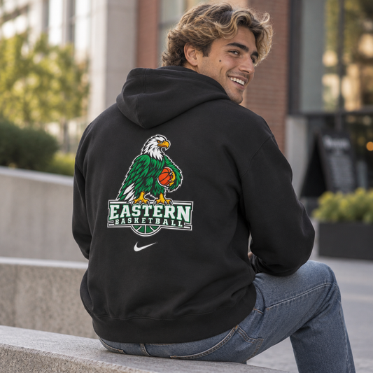 Eastern Eagles Basketball College Hoodie