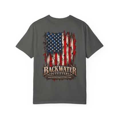 Backwater Outfitters American Flag T-Shirt