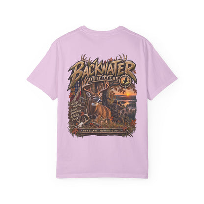 Backwater Outfitters Deer Graphic T-Shirt Printify