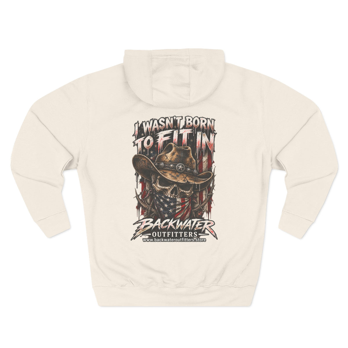 Backwater Outfitters “I Wasn’t Born to Fit In” Outdoor Hoodie