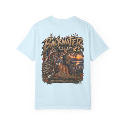 Backwater Outfitters Deer Graphic T-Shirt Printify