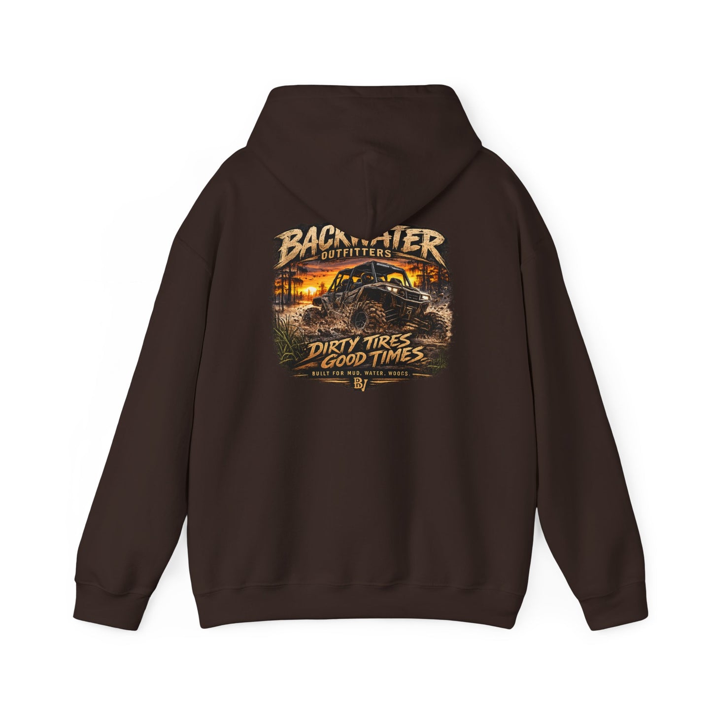 Backwater Outfitters 'Dirty Tires, Good Times' Hoodie