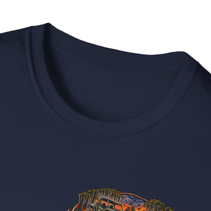 Backwater Fishing T-Shirt — "Fish Explore Unwind" Outdoor Angler Tee Printify