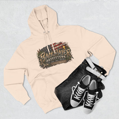 Backwater Outfitters Off-Road Hoodie – American Flag & UTV Graphic Fleece Printify