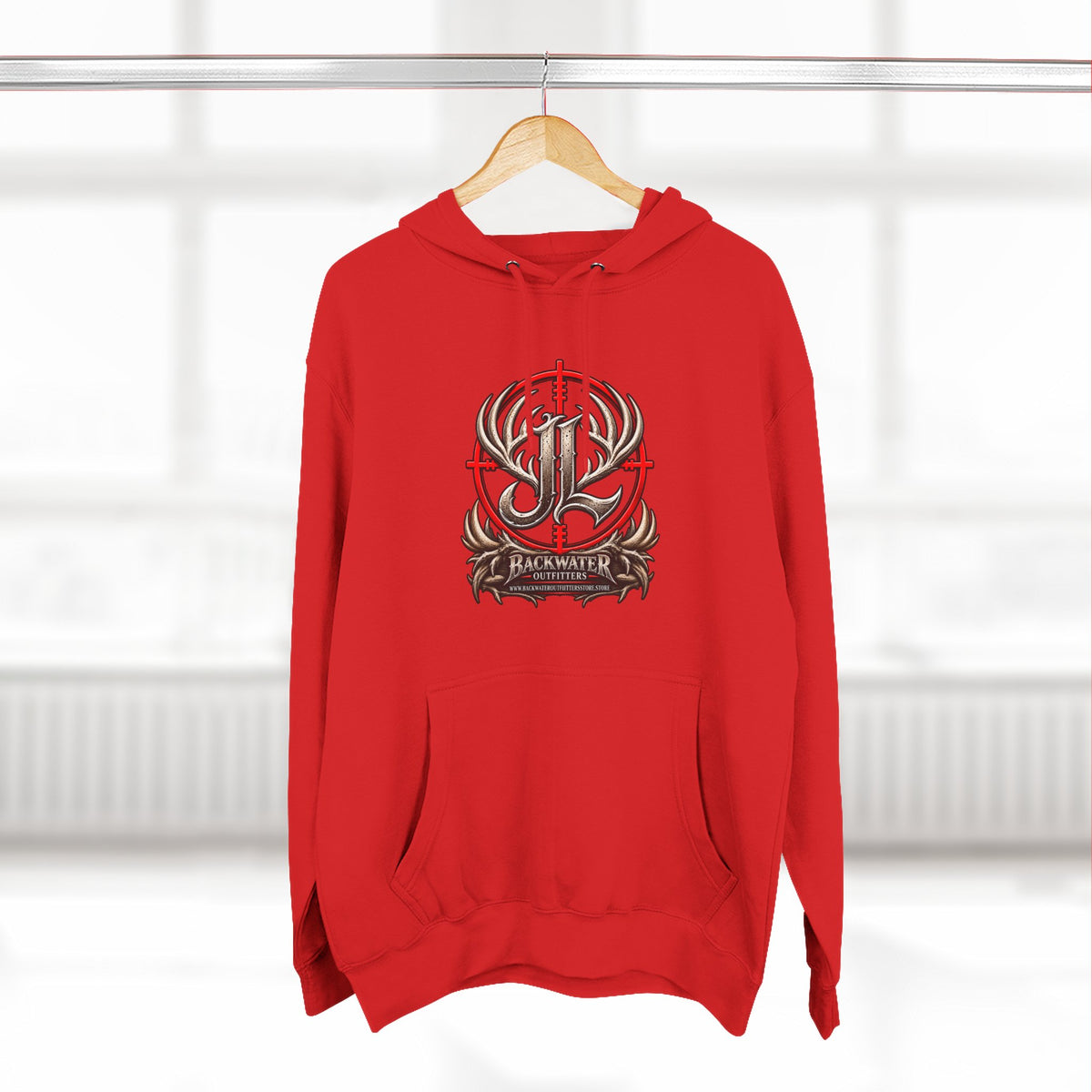 James Luker Indiana Creek Water Backwater Outfitters Hoodie Printify