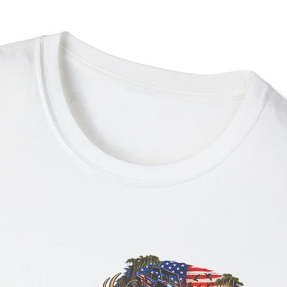 Hooked on Backwater Fishing T-Shirt — Bass Angler Graphic Tee Printify