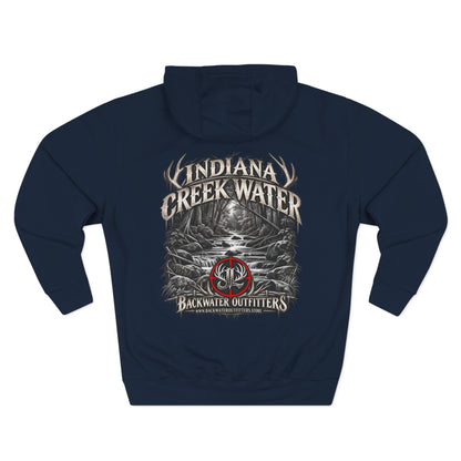 James Luker Indiana Creek Water Backwater Outfitters Hoodie Printify