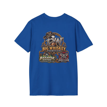 Big Whiskey Promotions T-Shirt — James Luker x Backwater Outfitters