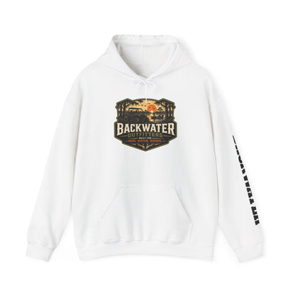 Backwater Outfitters Hoodie — Outdoor Off-Road Graphic Pullover