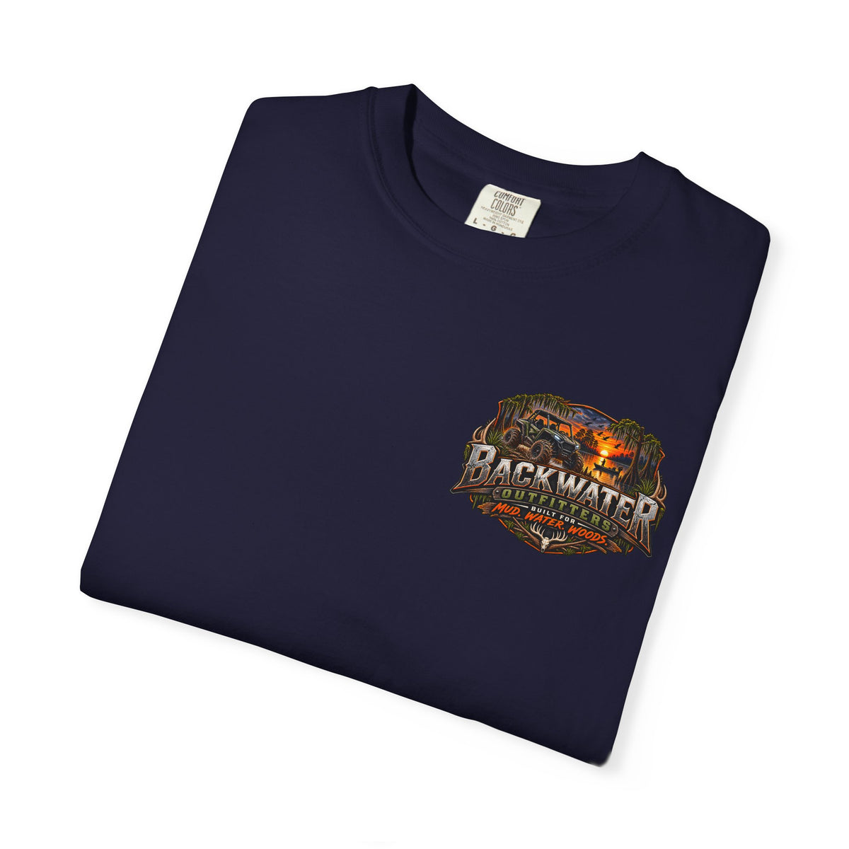 Backwater Outfitters Deer Graphic T-Shirt Printify