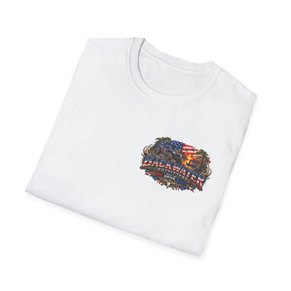 Hooked on Backwater Fishing T-Shirt — Bass Angler Graphic Tee Printify