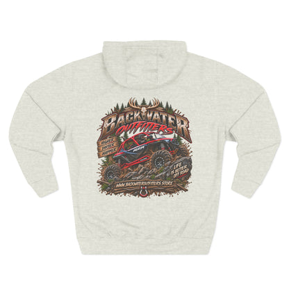 Backwater Outfitters Off-Road Hoodie — American Flag & UTV Graphic Printify