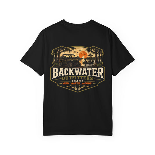 Backwater Outfitters logo Graphic T-Shirt Printify